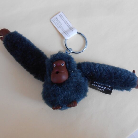 Kipling Monkey Keychain Keyring; Dark Blue green, - Picture 7 of 8